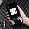 Band Rock The 1975 Phone Case For Samsung Galaxy A13,A21s,A22,A31,A32,A52,A53,A71,A80,A91 Soft Black Phone Cover. 