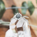 Sunflower Sunflower Ring Women's Japanese and Korean Jewelry Index Finger Ring Fresh Artistic Temperament Ring Women. 