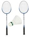 2 Badminton steel Rackets with 2 free plastic shuttles , best Deal for Beginners.. 