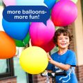 Balloons Rainbow Set (100 Pack) , Assorted Bright Colors, Made With Strong Multicolored Latex, For Helium Or Air Use. Kids Birthday Party Decoration Accessory. 