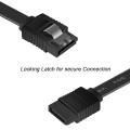 SATA Cable III, SATA Cable III Speed 6Gbps Straight HDD SDD Data Cable Compatible for SATA HDD, SSD, CD Driver, CD Writer (used branded). 