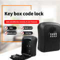 Wall Mount Key Storage Secret Box Organizer 4 Digit Combination Password Security Code Lock No Key Home Key Box professional design. 
