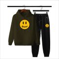 DREW  Winter Tracksuit For Men and Women with Warm Fleece Hood and Trouser 2 piece and New Arrival Black Tracksuit.. 