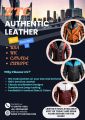 Genuine Lambskin Red Leather Shirt For Men - Real Leather Shirt - Half Sleeve Leather Shirt - Leather Jacket  Hayat Wax Style ZTC00082. 