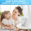 New Pocket Folding USB Mini Fans Portable Rechargeable Hanging Neck Handheld Small Fan Desktop Silent Mute Electric Fans 1Pcs. 