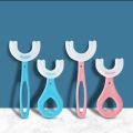 Baby Tooth Bursh Children 360 Degree U-Shaped Child Toothbursh Teethers Soft Siicone Baby Bursh Kis  Teeth Oral Car Cleaning. 