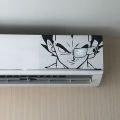 Cartoon Vegeta Dragon Ball Decal Indoor Air Conditioner Self Adhesive Sticker. 