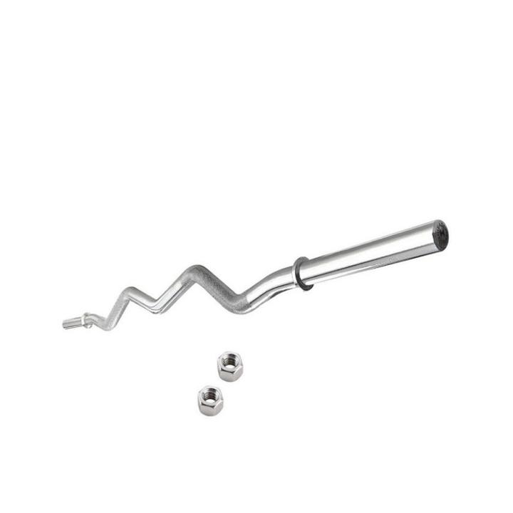 5ft Chrome Curl Bar Weight Bar Curl Iron Rod Home Gym