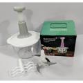 Chopper Double Blade Hand Push Chopper, Meat mincer,Fruits and Vegetable grinder Pai Pai Le Cooking. 