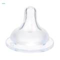 5xSilicone Baby Pacifier Soother Toddler Feeding Bottle Teat Cross Hole. 