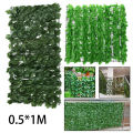 Artificial Fence Leaf Cuttable Hedges Fence Artificial Privacy Fence. 