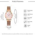 Fopul mall WaterProof luxury ladies magnetic Rose Gold watch Elegant Female Bracelet Watches For Girls Luxury Stylish Watch. 