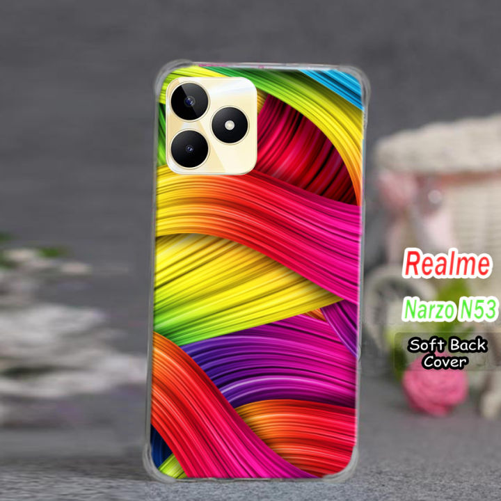 Realme Narzo N53 Back Cover - Paint Art 2Gud Soft Phone Case For Girls And Boys