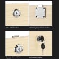 Cabinet Door Lock Anti-theft Desk Drawer Lock with Keys Wardrobe Cabinet Lock Bedside Bookcase Furniture Door Lock Hardware. 