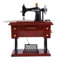 Mini Treadle Sewing Machine Showpiece with Music Box Best for home decoration. 