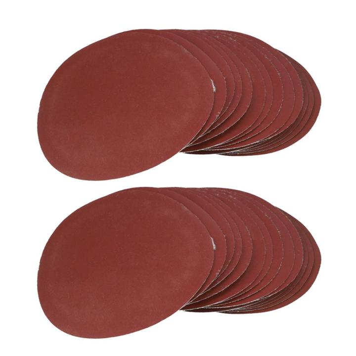 ZOROOM 60PCS 5 Inch 125mm Round Sandpaper Disk Sand Sheets Grit 320/400/600/800/1000/1500 Hook & Loop Sanding Disc