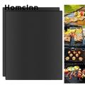 Oven Mat Liners Non-stick Oven Liners for Electric Gas Ovens Reusable Fiberglass Mat for Baking Grilling Heat Resistant Stovetop Protector Set of 2 Easy Clean Oven Mat. 