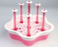 Flower Shape Plastic Glass Cup Holder Drying Rack Stand Glass Stand 6 Glass Stand High Quality Cup Stand Kitchen Stand glass stand for kitchen. 