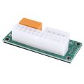 2 Pack Dual PSU Multiple Supply Adapter,Add2Psu ATX 24 Pin to Molex 4Pin Connector for BTC Miner. 