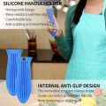 Silicone Hot Handle Holder for Cast Iron, 3 Pack Pot Handle Sleeve Non Slip Rubber Cover Set for Skillet Frying Pan. 