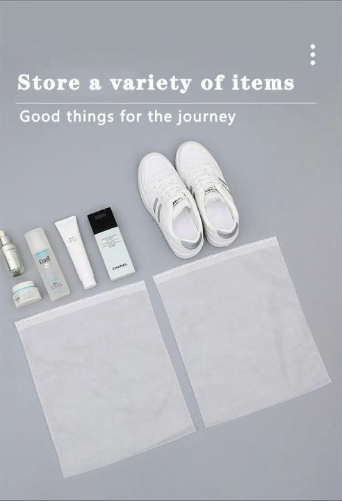 Pack%20of%2005%20-%20%20Non-woven%20Shoe%20Bag%20Drawstring%20Storage%20Bag%20Small%20White%20Shoes%20Dustproof%20and%20Yellow%20Proof%20Air%20Drying%20Bag%20Travel%20Shoe%20Cover%20-%20Image%204