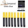 Tempered Glass Glue Screen Protector UV Liquid For All Mobile Phone Adhesive 3D Curved Tempered Glue Edge Full Cover Glass Glue. 
