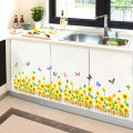 Creative Furniture Refurbishment Sticker Wardrobe Kitchen Cabinet Cabinet Door Waterproof PVC Wall Sticker Decorative Wallpaper Self-Adhesive. 