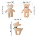 Cuddle Doll Sleeping Toy Soft Stuffed Doll PP Cotton Huggable Pillow Loneliness Comfort Soft Car Pendant Baby Crib Toy .Dropship. 