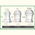 【Happier】 Baby Fruit Feeder,Fresh Food Feeder Baby Banana Teething Toys Set Replacement Mesh Silicone Bags Teethers For Infants Toddlers Silicone Molars【Never Drop From Hand】,For Baby Birthday Gift，Christmas Gift,Christmas Pre. 