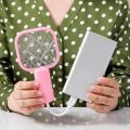 Mini USB Electric Mosquito Racket, Rechargeable Summer Fly Swatters Trap, Mosquito Swatter UV Light Sharp Sparking. 