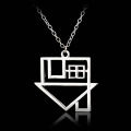The Neighborhood Rock Music Pendant Necklace Stainless Steel Jewelry Necklace Emo Steampunk Gothic Band Merch Necklace. 