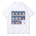 Lucky Star Konata T-shirts Funny Cartoon Graphic Printing Tee-shirt Streetwear Hip Hop Summer Cotton Tshirts Men Women Tees Tops. 