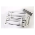 Extendable Multi-functional Telescopic Framework Microwave Kitchen Storage Organizer Rack. 