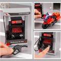 1 Set Realistic Miniature Model Playset With Roadblocks Interactive Educational Toy DIY Simulation Gas Station Toys. 