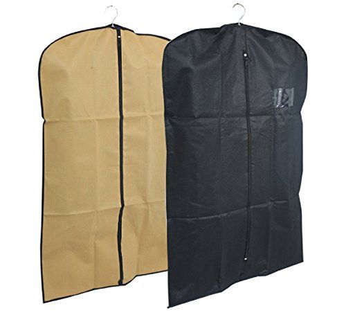 Garment Bags Suit Bag for Travel & Clothing Storage of Dresses, Shirts, Fur Coats, Jackets & Dance Costumes - Hanging Suit Cover for Men & Women Closet Storage Garment Protector