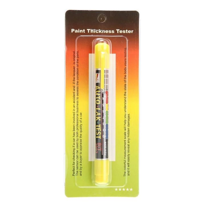 Car Paint Thickness Tester Pen - Magnetic Car Body Damage & Coating Detector Gauge for Accident Detection