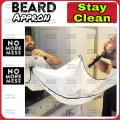 Male Beard Apron - GALAXY Men Haircut Apron Parachute Reusable Long Life Quality - Stay Clean While Shaving or Beard Trimmer Groomer - Men Appron For Top. 