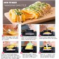 Tamagoyaki Pan Japanese Omelette Pan, Non-Stick Coating Square Egg Pan to Make Omelets or Crepes (Pink) - pink. 
