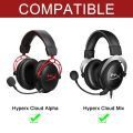 Braided Replacement Cable Extension Cord With Volume Control Mic Mute For Kingston HyperX Cloud Alpha Mix Gaming Headsets. 