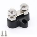 Motorcycle accessories 5/16" Bus Bar Terminal Junction Blocks Positive Power Distribution Studs Boat M8 Black. 