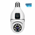 GSS E27 Dual Lens Wifi Camera - Wifi Smart Camera - CCTV Camera Wifi - Home Security Camera - Smart Camera Wifi - CCTV Wifi - Security Camera For Home Wifi - Camera CCTV - Security Camera - Security Camera For Home. 