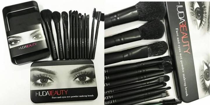 MAKE UP BRUSHES SET   (Pack of 12) - Branded