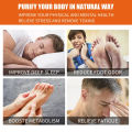 Natural Ginger Bamboo Detox Foot Patches Detoxification Body Toxins Cleansing Slimming Stress Relief Feet Pads Beauty Health. 
