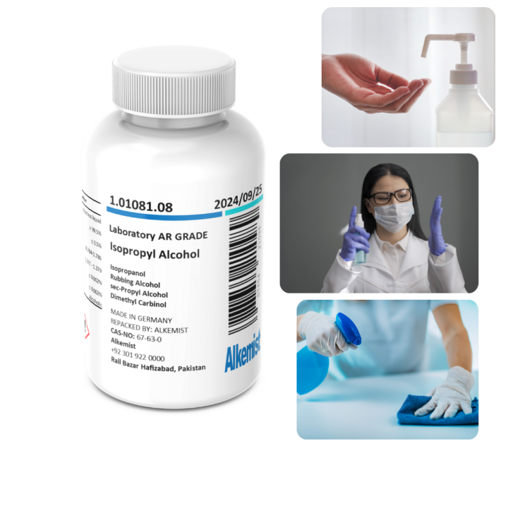 IPA ISOPROPANOL LAB GRADE Rubbing Alcohol  made Germany sigma aldrich repack