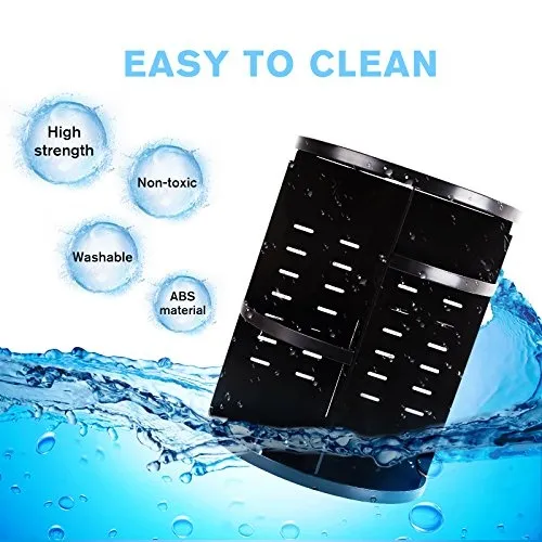 Cosmetics%20Makeup%20Organizer%203D%20Rotating%20360%20Degree%20Spinning%20Moving%20Make%20up%20Storage%20Rack%20Adjustable%20Assembly%20Skin%20Care%20Holder%20Bathroom%20Display%20Case%20Non%20Breakable%20Black%20Plastic%20Dresser%20Lipstick%20Skin%20Care%20Products%20Caddy%20Shelf%20-%20Image%206