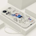 OPPO Reno 10 Pro 5G reno10 Pro+Plus Crayon Shin-chan Soft Phone Case Cartoon Straight Liquid Silicon Cover Casing. 