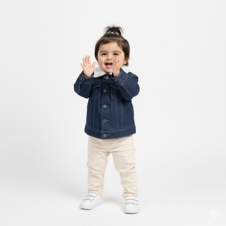 Easy-to-Wear Girls’ Denim Jacket for Kids | Daraz.pk