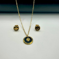 Beautiful Tory Burch Jewellery Set Necklace/ pendant, Earings/Studs/tops Trending fashion korean style imported vintage jewelry for girls and womens stainless steel fashion gift Elegant. 