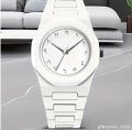 Men'S white Quartz Watch - Classic Business Elegant Arabic Stylex, | watch| watch for man | aura watch | boys watch |. 
