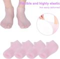 1Pair Silicone Foot Care Socks Anti Cracking Moisturizing Gel Elastic Socks DIY Foot Mask Cracked Dead Skin Remove Pedicure Tool. 
